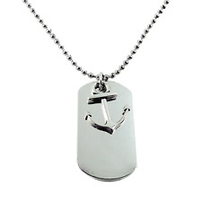 Collana con ANCORA e Piastrina