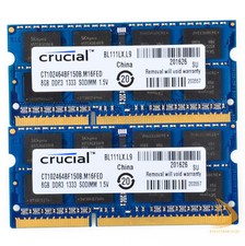 Crucial 2x 8 GB 2Rx8 PC3-10600