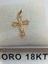 Croce in oro giallo 750 18