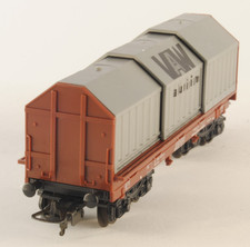 Lima 303186 carro chiuso SJ ad apertura telescopica Vagone VAW alluminio H0 1:87