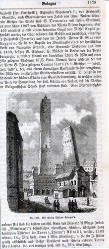 Bologna 1872 picc incisione - bologna,