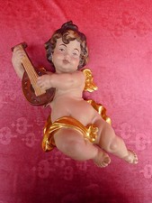 Bella Statua Di Legno Putto