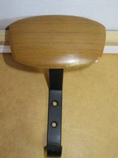 Vecchio APPENDIABITI vintage d epoca in ferro e plastica attaccapanni cappello