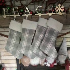 1 Calza Natalizia a Quadri