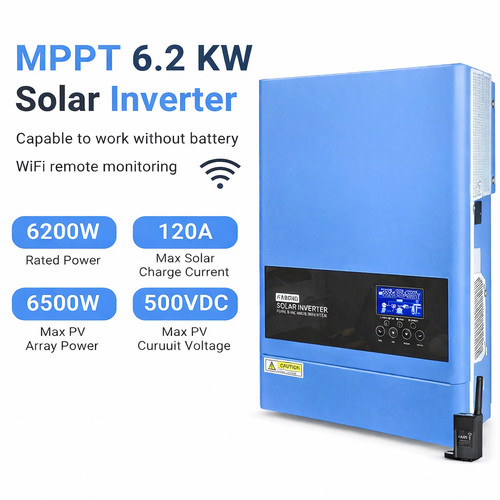 Inverter solare ibrido 2kw - solare, 6,2kw