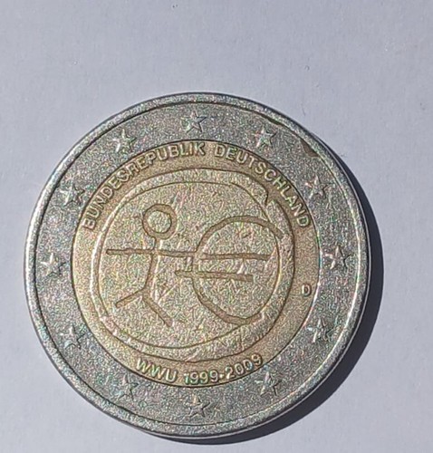 Moneta due euro bundes - due, 2