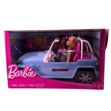Barbie Convertible Car Playset