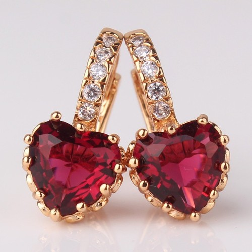 Donna orecchini oro rosa - rosa, 750