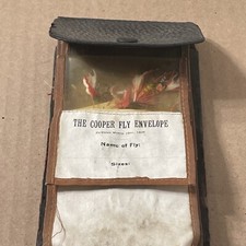 Rara antica borsa da pesca a