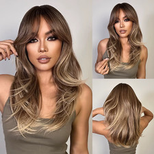 Parrucche Lunghe Lisce A