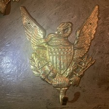  US Army Indian Wars Modello 1881 Vestito Elmetto Piastra Ganci da Parete Set di 2 Decorazioni