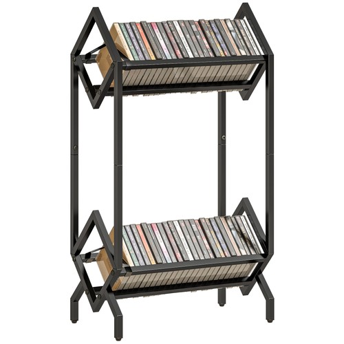 Homcom porta metallo a 2 - in,