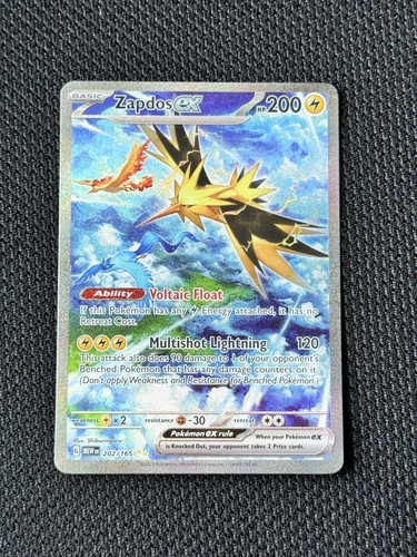 Pokemon zapdos 202 165 - zapdos, ex