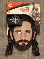 WWE Seth Rollins maschera e polsini wrestling nuovo