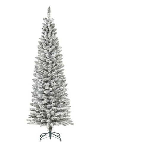 Albero natale slim innevato - albero, di