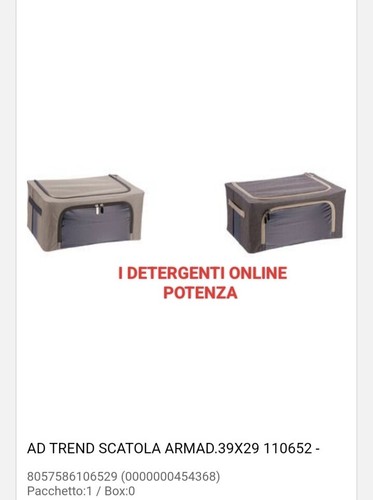 Scatola per armadio - per, tessuto