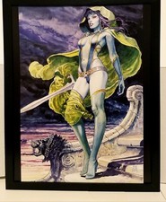 Guardiani della Galassia Gamora di Milo Manara 11x14 INCORNICIATO Marvel Comics Stampa artistica P