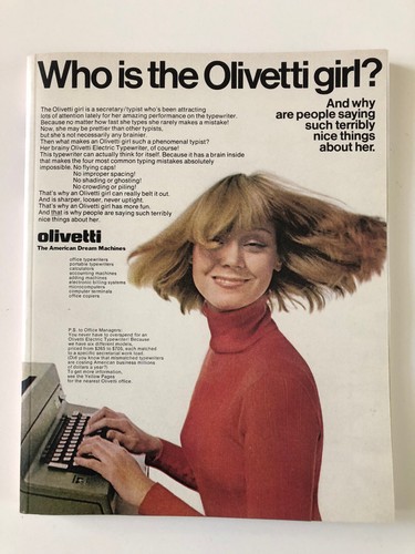 Who the olivetti girl - is,