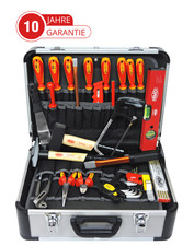 FAMEX 478-10 Valigetta porta attrezzi professionale con attrezzi elettricista tecnico edilizia attrezzi