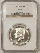 1965 SMS KENNEDY MEZZO DOLLARO