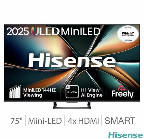 Hisense 75u7qtuk mini smart - 75u7qtuk, tv