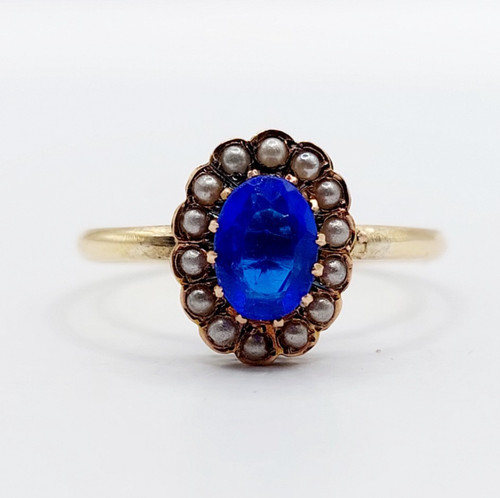 Anello margherita antico - anello, in