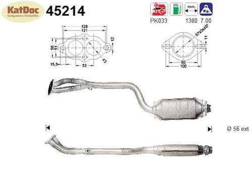 Catalizzatore per bmw z3 - per,