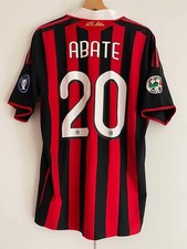 Maglia Abate Milan Match Worn Shirt Stagione 2009/10 No Champions League Messi