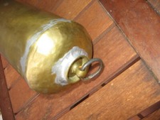 2 antiche bottiglie ottone