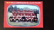 CALCIO - MILAN Cartolina Rosa Squadra 1975 Rullo compressore italiiano Originale