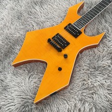 Yellow BC Rich Flame Maple Top