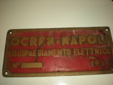Targa bronzo ocren - targa,