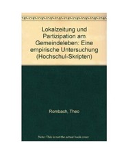 Lokalzeitung und Partizipation am Gemeindeleben: Eine empirische Untersuchung 