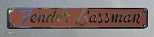 DISTINTIVO LOGO BASSMAN FENDER TWEED ANNI 50 5F6