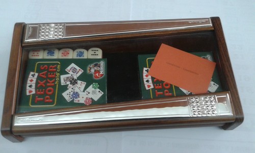 Scatola legno vetro e - in,