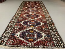 Tappeto vintage tribale Luri lungo runner 280x110 cm tinto veg lana tribale cm fatto a mano 