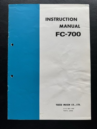 Manuale operativo yaesu - manuale,