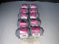 Filato Filatura Di Crosa Fancy Spica lotto di 10 misto cotone blu e bianco nuovo Italia