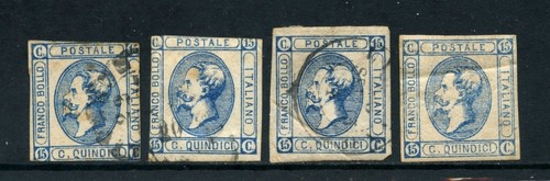 1863 regno 15 cent - -,