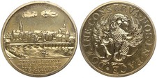 Medaglia - Medaglia D'Argento Placcata O. J. Anniversario D'Oro Bürgerrat Basel