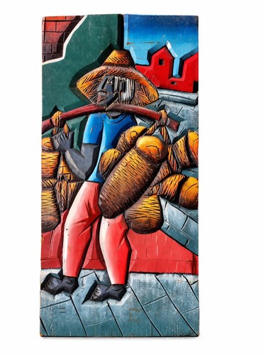 Quadro artistico vintage - , legno