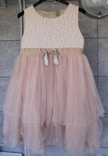 VESTITO PER CERIMONIA RAGAZZA COME NUOVO COLOR ROSA/SALMONE