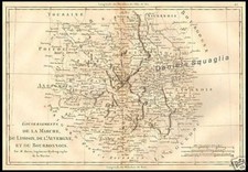 CARTA GEOGRAFICA1700 MARCHE