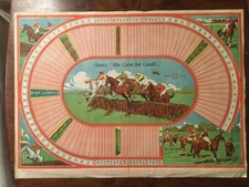 GIUOCO ALLE CORSE DEI CAVALLI GIOCO DA TAVOLO GIOCO DELL’OCA MARCA STELLA