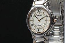 Orologio Uomo Vintage 1998 N MINT Seiko Dolce 8N40-6020 Acciaio Rotondo HAQ Q...