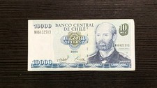 10000 pesos chile 2005 banconota