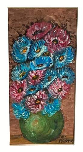 Dipinto olio rame natura - dipinto, su