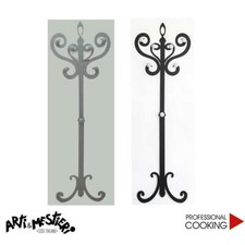 Arti e Mestieri appendiabiti stand giacche da parete mod. Tone' Terra cm.180x55