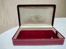 Box orologio Longines rossa