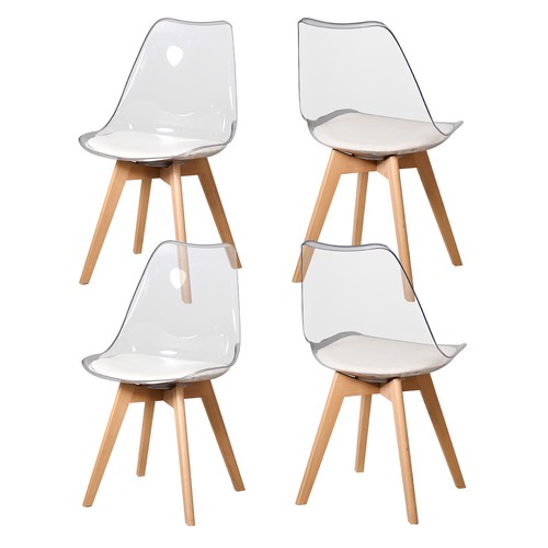 Set sedie trasparenti in - set,